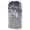 Camiseta Hombre Utah Jazz Walker Kessler 2025-26 Nike City Edition Gris Swingman